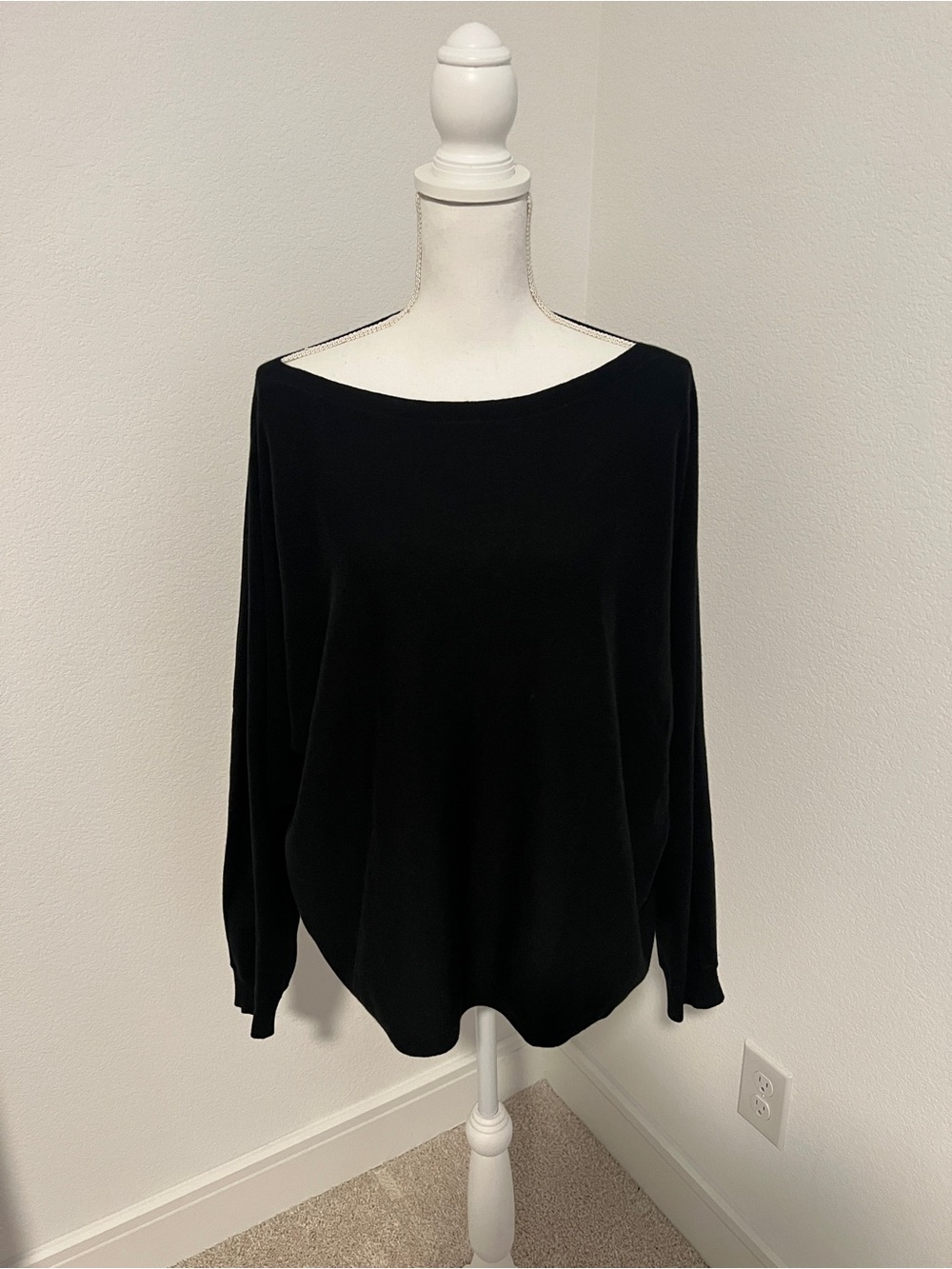 EUC Lauren Ralph Lauren - Black Women's Boatneck Sweater - 3X